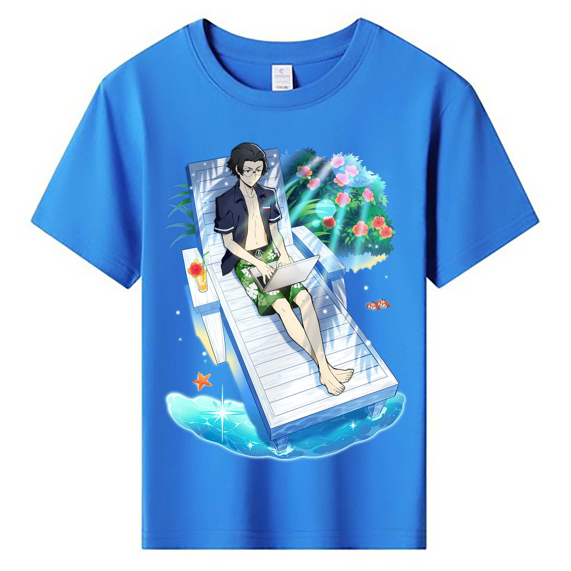 （画像用） 文豪ストレイドッグス Bungo Stray Dogs 綿100％キッズTシャツ（フロントプリント）